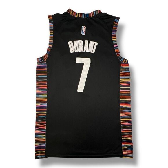 Kevin Durant Brooklyn Nets Nike Biggie Basketball Jersey Swingman 52 Large - Picture 7 of 7